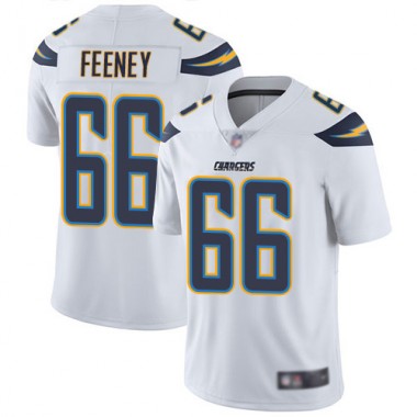 Los Angeles Chargers NFL Football Dan Feeney White Jersey Youth Limited  #66 Road Vapor Untouchable->youth nfl jersey->Youth Jersey